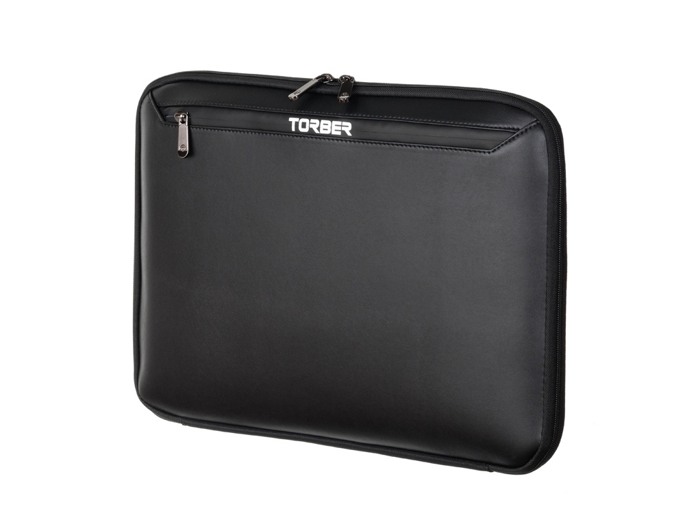 Чехол для ноутбука/планшета TORBER VOYAGE 15.6'', черный, нейлон/микрофибра, 42 х 2 х 28,5 см, 2,4л — изображение 2