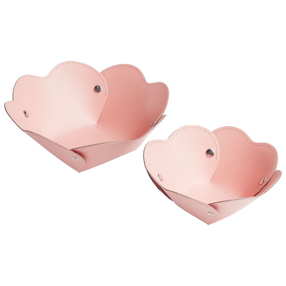 Корзина Corona, большая, розовая — изображение 5