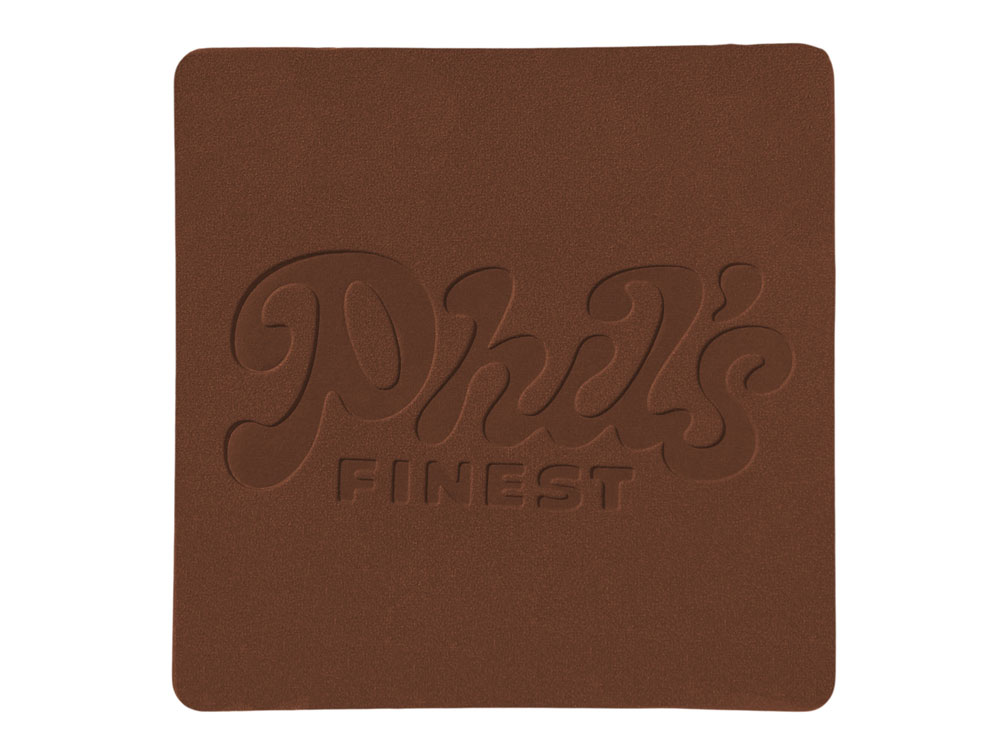 ПАТЧ КВАДРАТ nubuk (коричневый ) 5,5 х 5,5 см — изображение 3