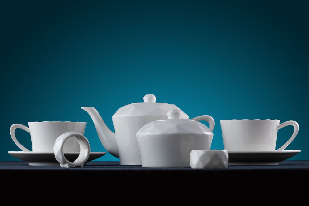 Чайник Diamante Bianco в подарочной коробке, белый — изображение 7