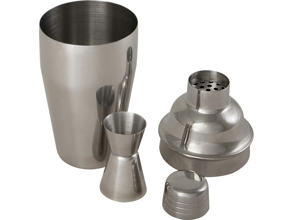 Шейкер для коктейлей Gaudie из переработанной нержавеющей стали, серебристый — изображение 5