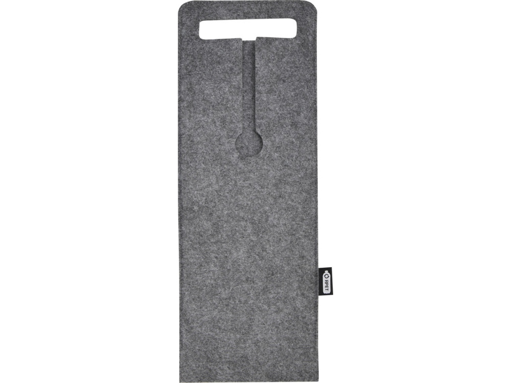 Felta Мешок для вина из переработанного фетра, сертифицированного согласно GRS, емкостью 75 мл - средне-серый — изображение 2