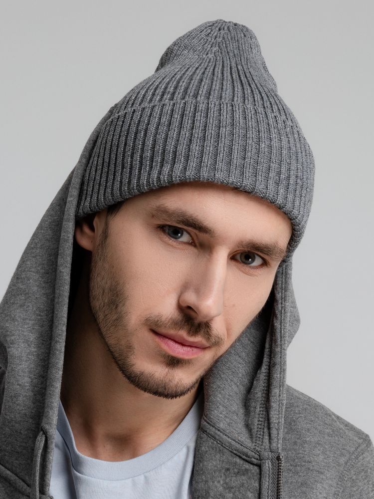 Шапка Stout, серый меланж — изображение 7