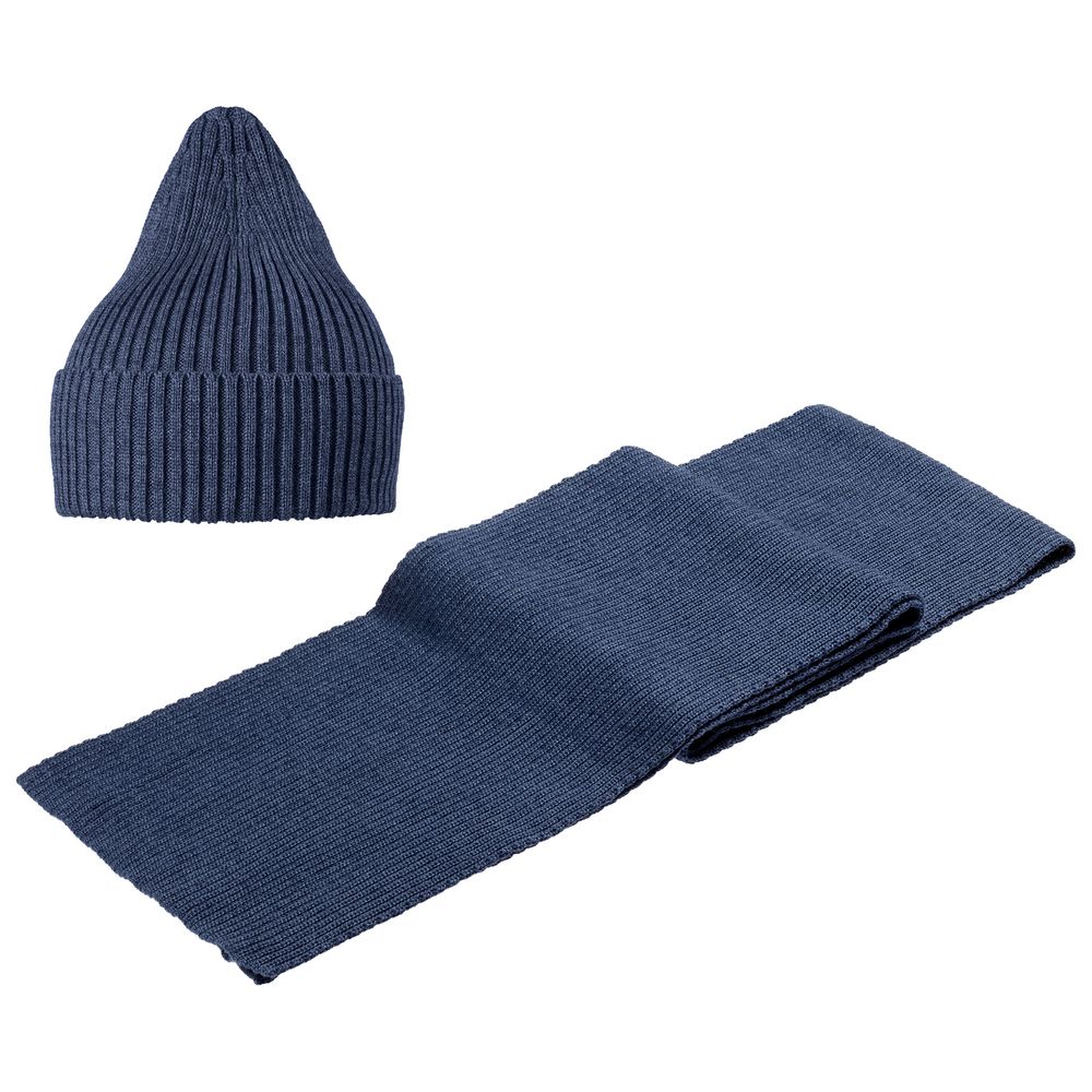 Шапка Stout, синий меланж — изображение 4