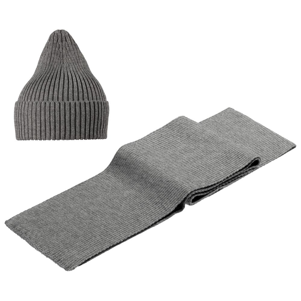 Шарф Stout, серый меланж — изображение 5