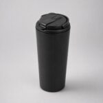 Термокружка с трубочкой Moment Straw, 350 мл, черный