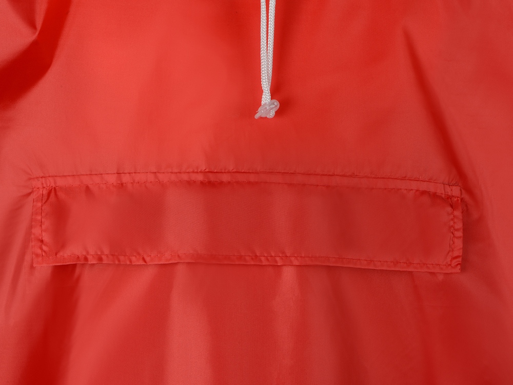 Дождевик - пончо Galaxy со светоотражающими элементами, красный — изображение 5