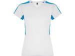 Футболка Suzuka женская, белый/бирюзовый