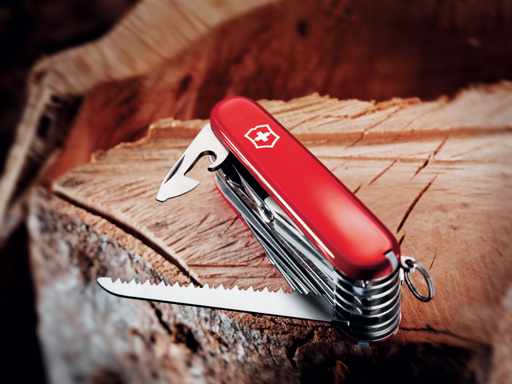 Нож перочинный VICTORINOX Swiss Champ, 91 мм, 33 функции, красный — изображение 3