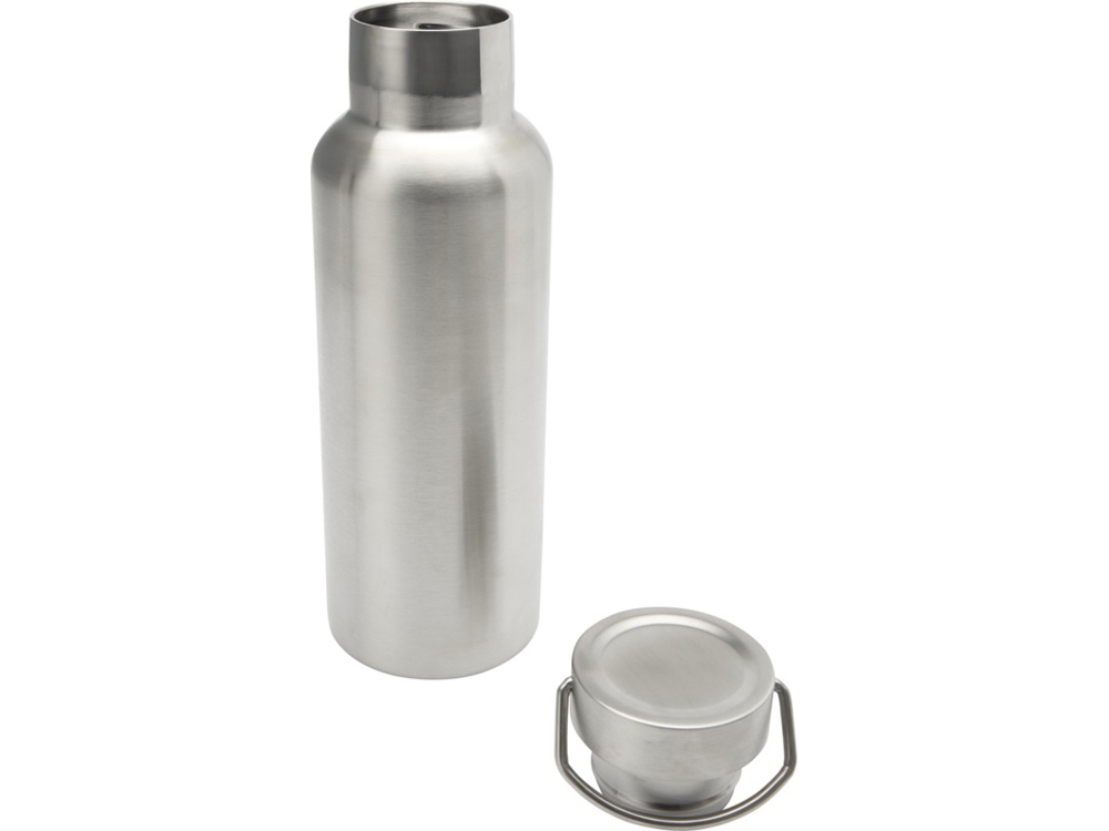 Бутылка для воды Thor из нержавеющей стали, сертифицированной по стандарту RCS, серебряный — изображение 4