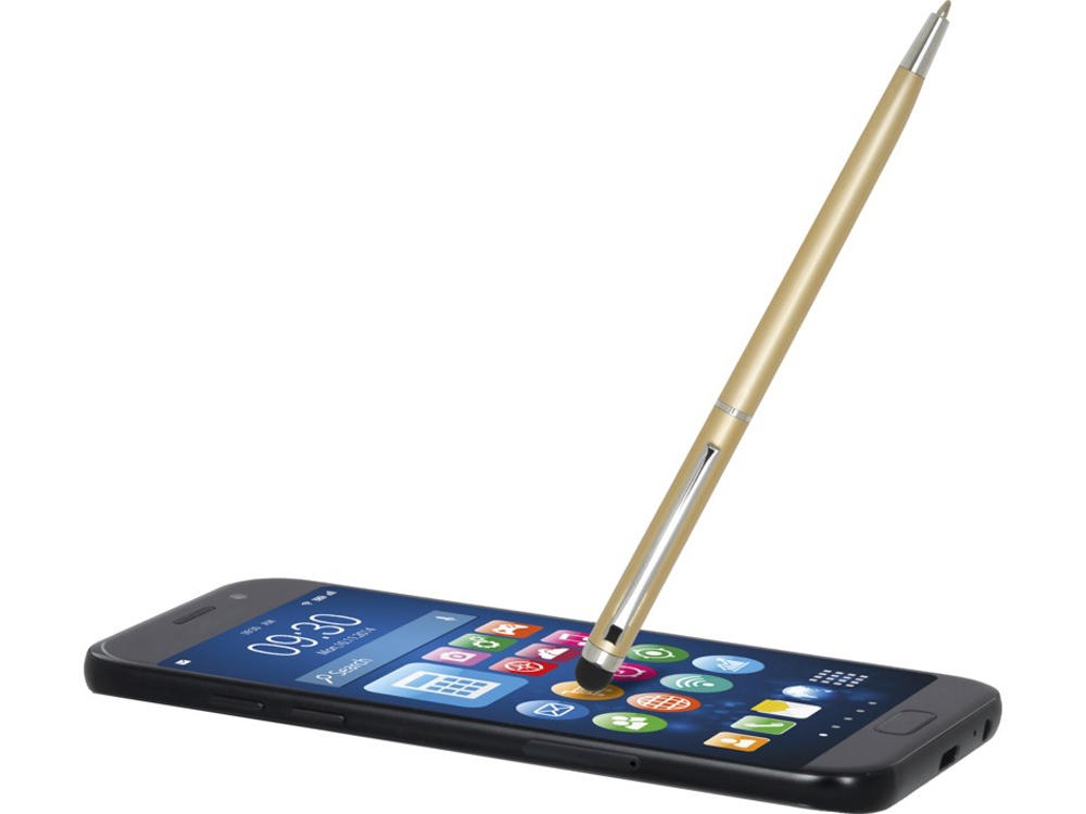 Шариковая ручка Ore алюминиевая со стилусом - Кремовый — изображение 4