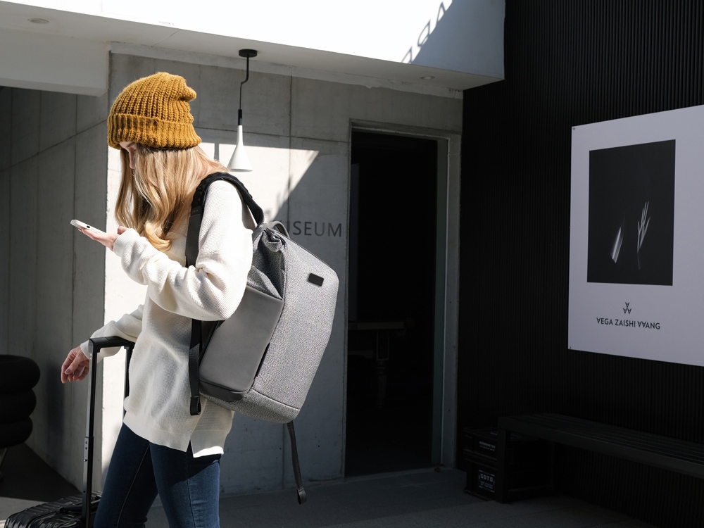 Антикражный рюкзак SnapPack для ноутбука 16, серый — изображение 34