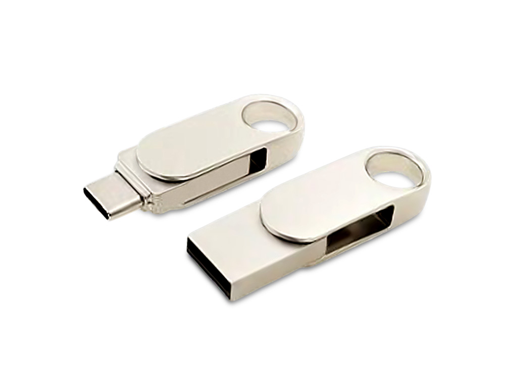 Флешка Uranium на 32 Гб, серебристый