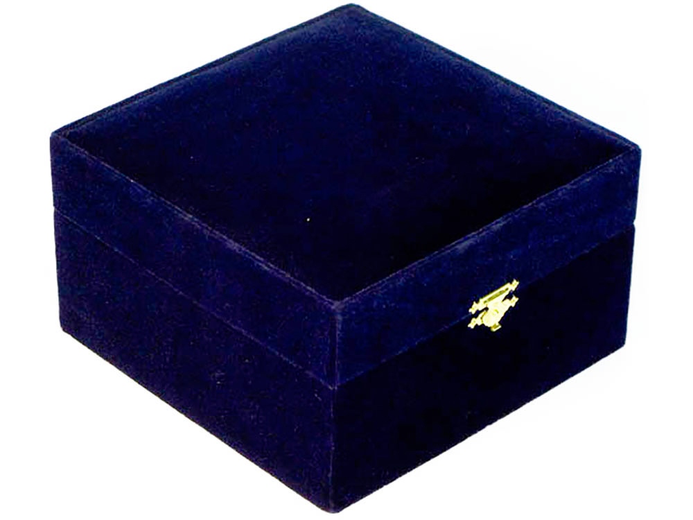 Набор: стакан с подстаканником и ложкой, белый/синий — изображение 2