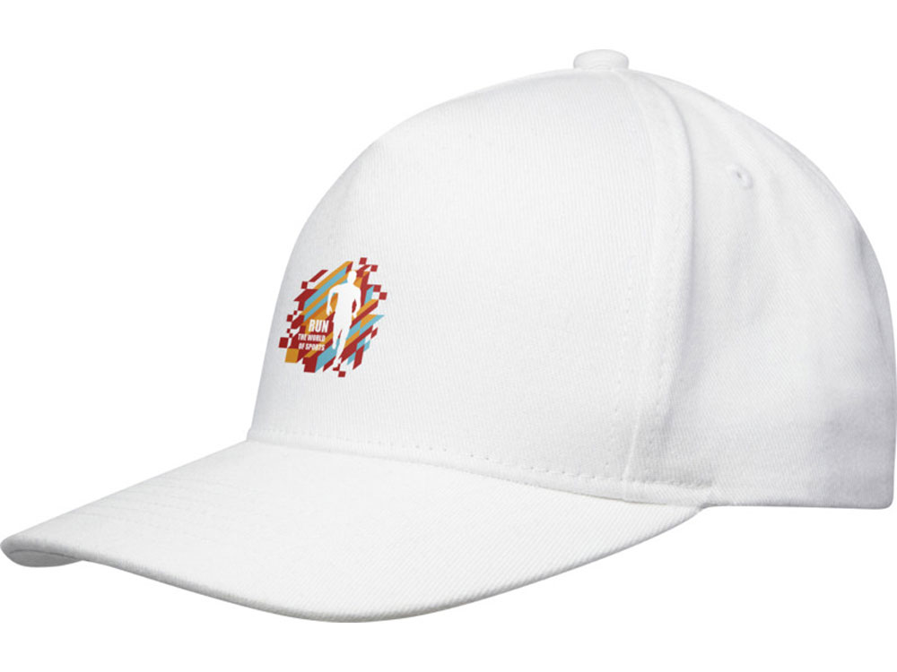 Onyx с 5 панелями Aware™ кепка из переработанных материалов - Белый — изображение 6