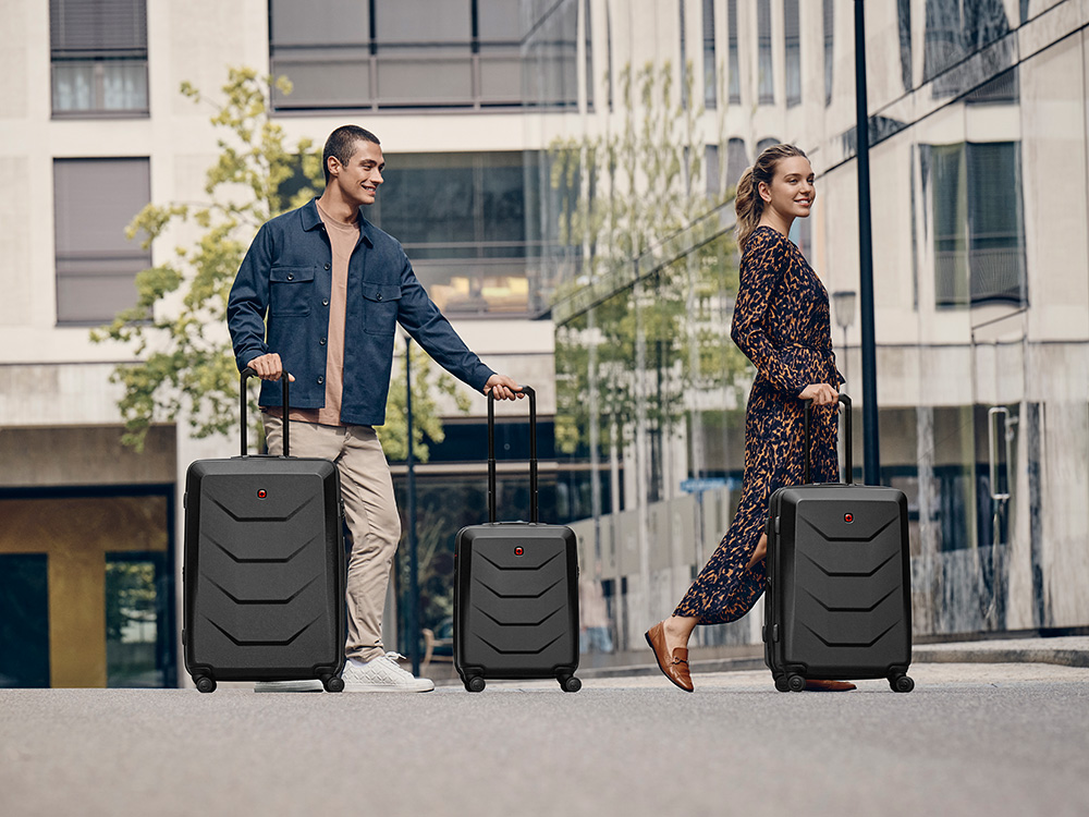 Чемодан WENGER Prymo, чёрный, средний, 45х65х26 см, 59 л, ABS+PC — изображение 10