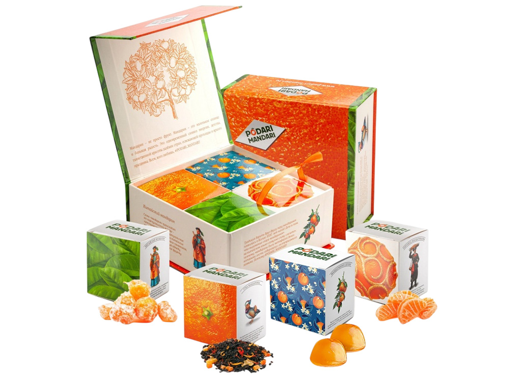 Подарочный набор с чаем и сладостями ПодариМандари — изображение 2