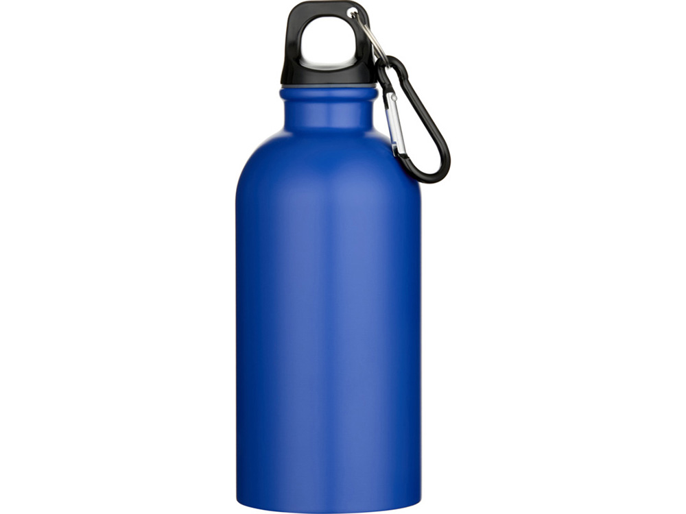 Oregon одностенная бутылка для воды с карабином, изготовленная из нержавеющей стали, сертифицированной по стандарту RCS, объемом 400 мл - Ярко-синий — изображение 2