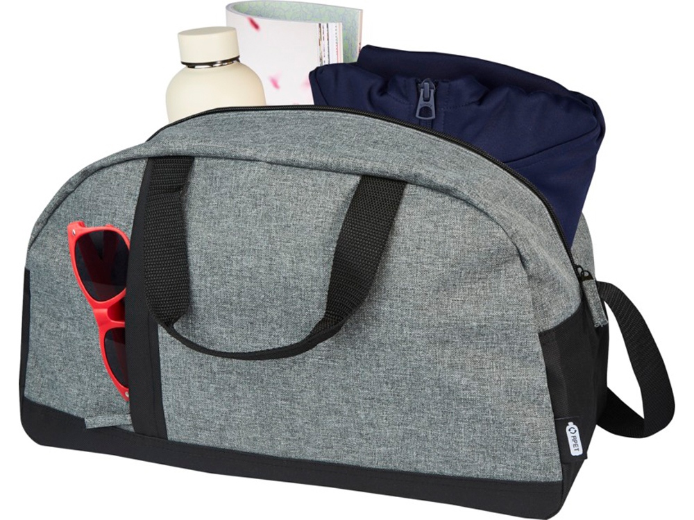 Двухцветная спортивная сумка Reclaim объемом 21 л, изготовленная из переработанных материалов по стандарту GRS, серый яркий — изображение 4