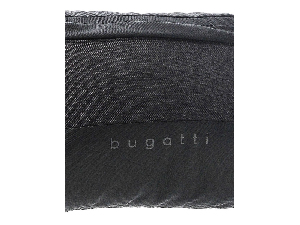 Сумка на пояс BUGATTI Universum, графитовая, полиэстер меланж/тарпаулин, 27х5х15 см, 1 л — изображение 5