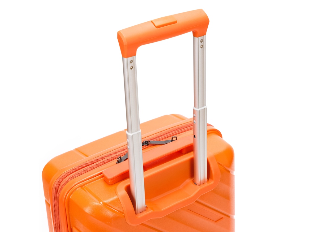 Чемодан TORBER В Отпуск, оранжевый, полипропилен, 36 х 21,5 х 55 см, 38 л — изображение 4
