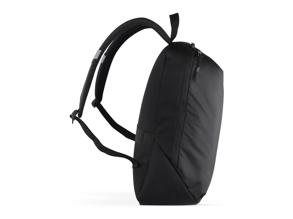 Рюкзак BUGATTI Blanc Delight, чёрный, нейлон RPET600D/тарпаулин/полиэстер, 32х15х45 см, 20 л — изображение 6