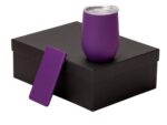 Подарочный набор с термокружкой и повербанком С1, 5000 mAh, фиолетовый