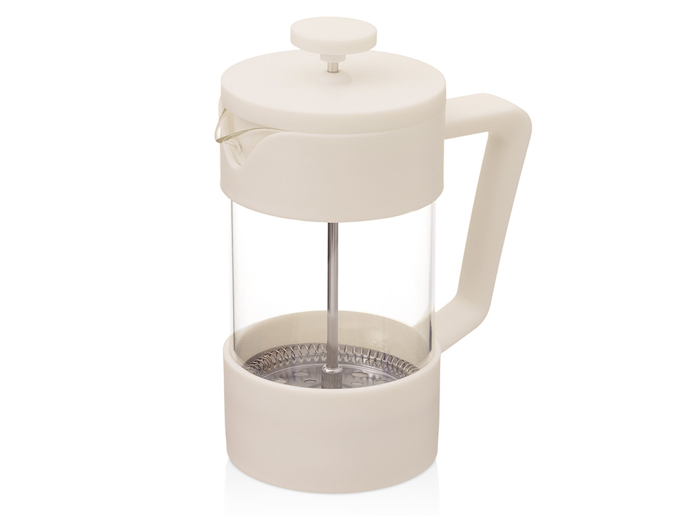 Подарочный набор c френчпрессом, кружками и чаем, белый — изображение 13