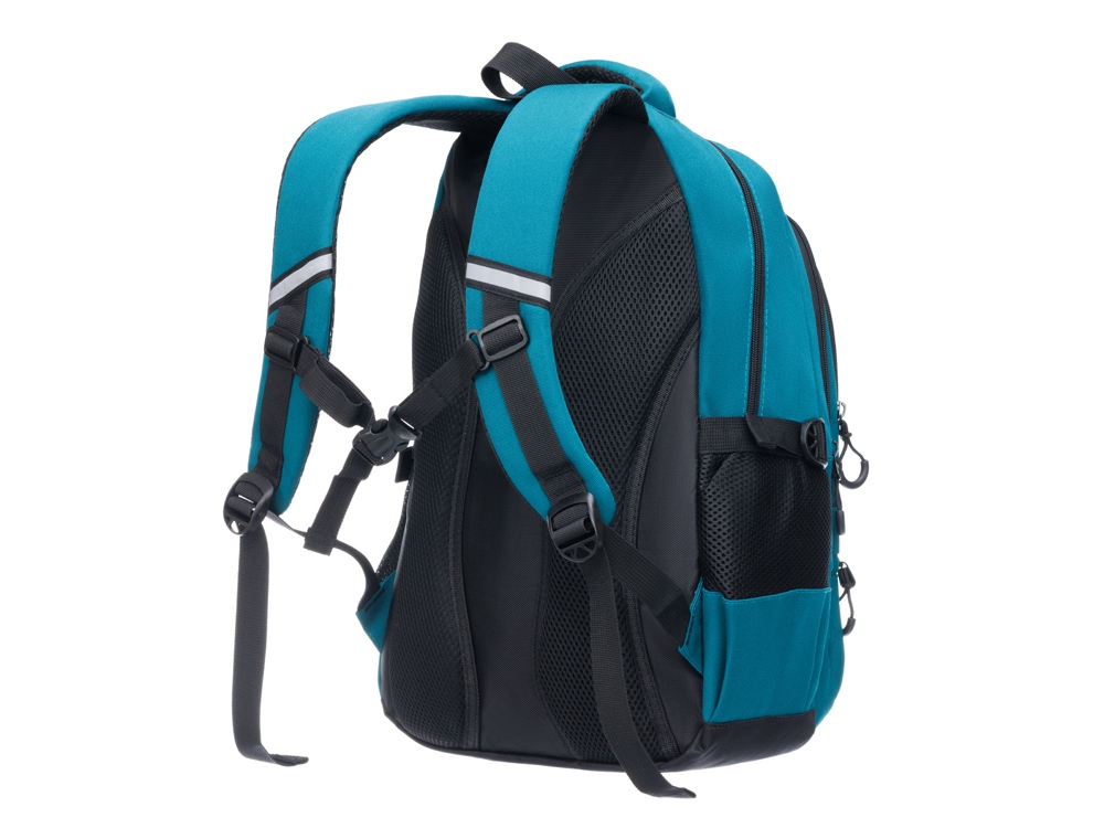 Рюкзак TORBER CLASS X, зелёный, 46 х 32 х 13 см + Мешок для сменной обуви в подарок! — изображение 3