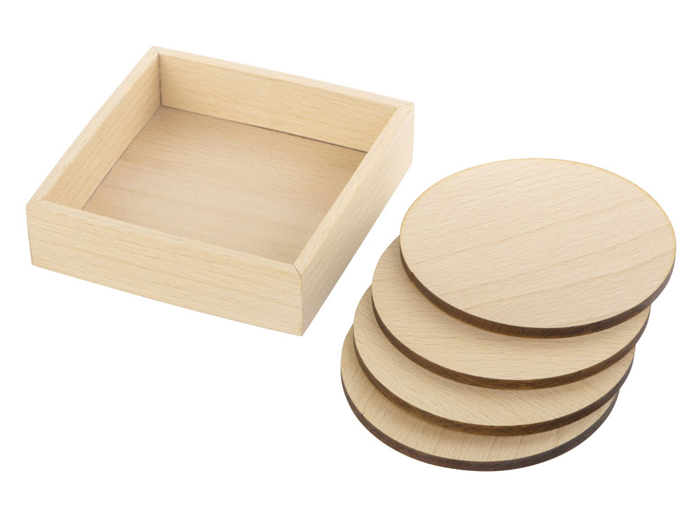 Набор круглых костеров на подставке Drink — изображение 3