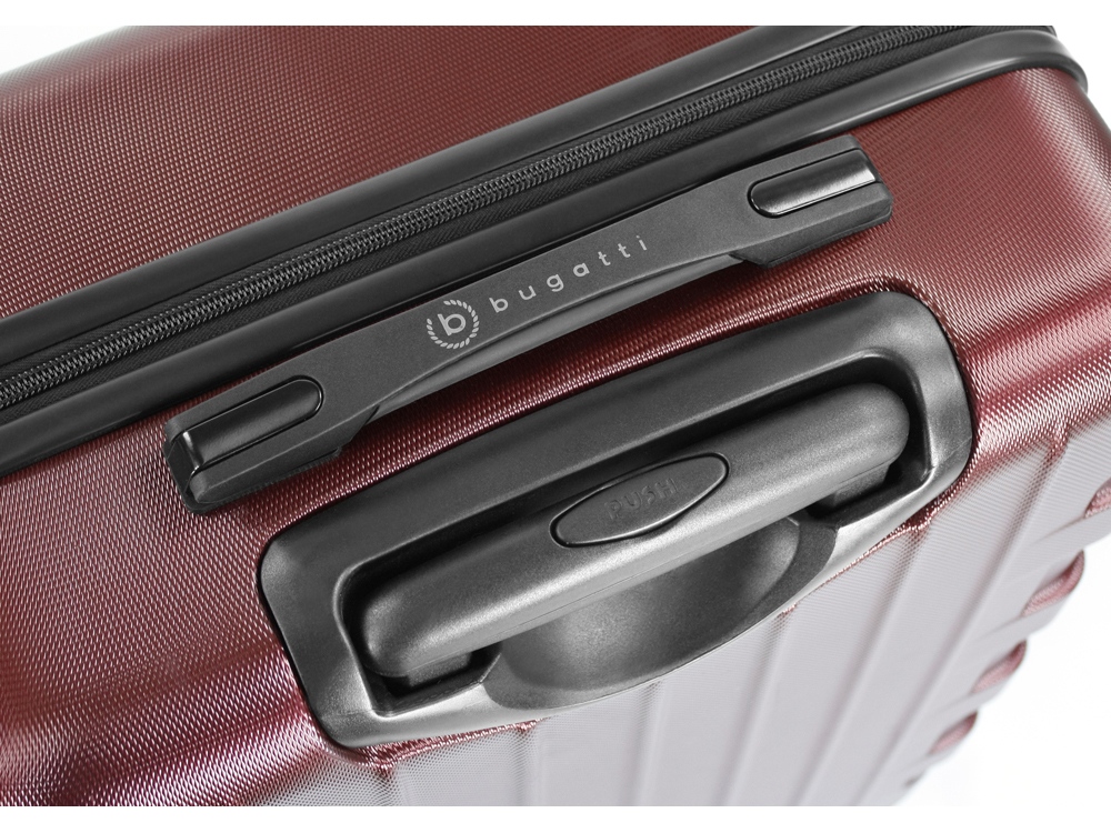 Чемодан BUGATTI Galatea, красный, поликарбонат / АБС-пластик, 46х27,5х67 см, 65 л — изображение 4