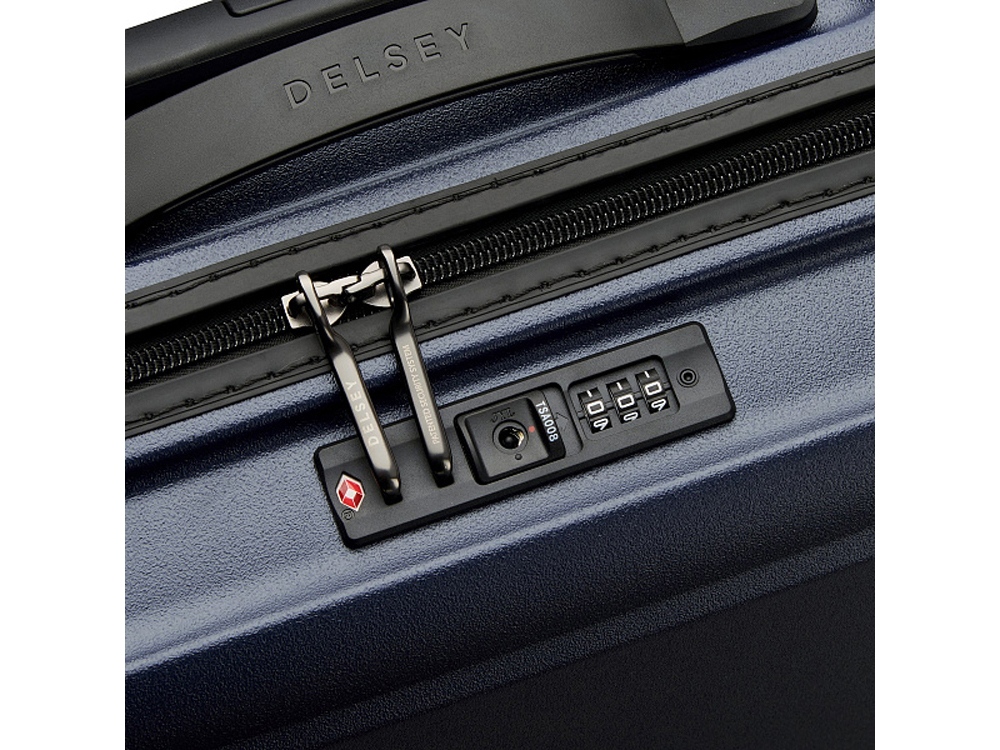 Чемодан 4-х колесный DELSEY, TURENNE 2.0, 35л, темно-синий — изображение 5
