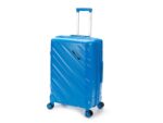 Чемодан TORBER В Отпуск, синий, полипропилен, 45 х 28 х 68 см, 79 л