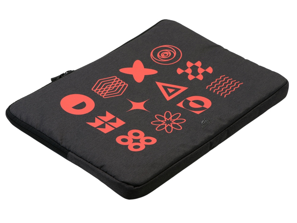 RIVACASE 7705 black ECO чехол для ноутбука 15.6 / 12 (термотрансфер) — изображение 2