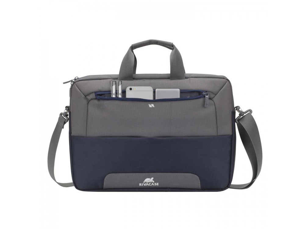 Сумка для ноутбука до 15.6, Стально-синий/серый. — изображение 2