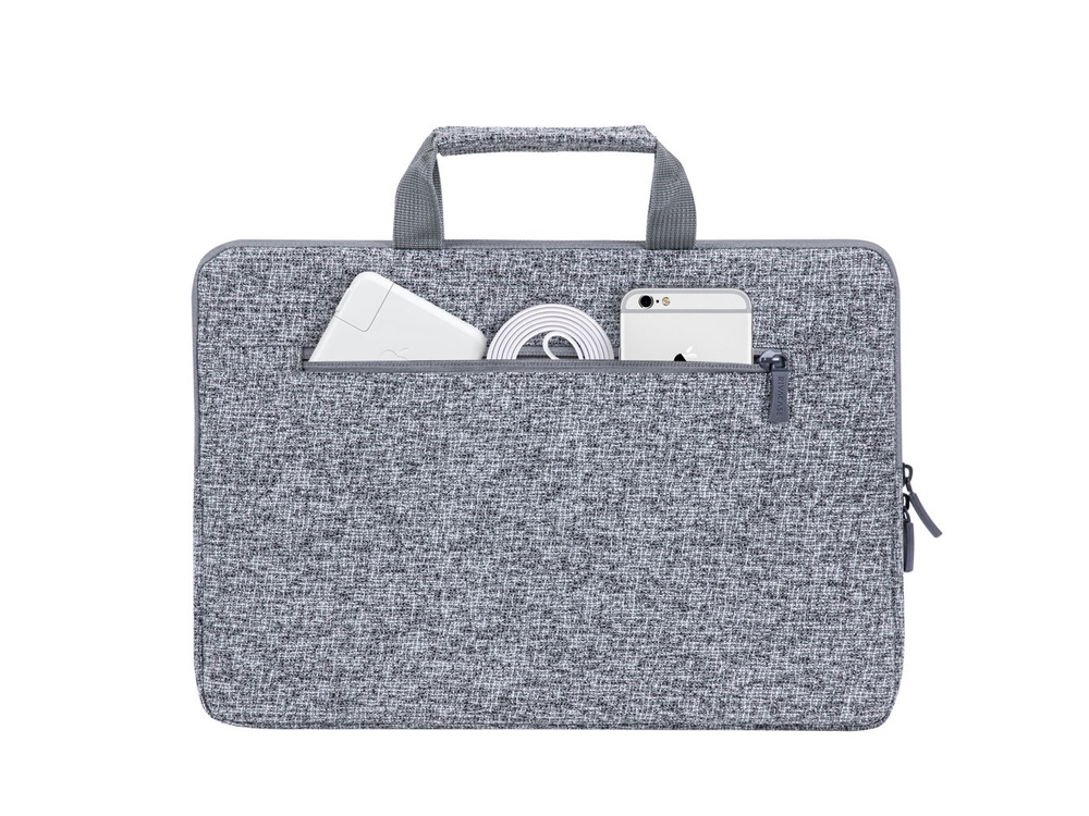 RIVACASE 7913 light grey чехол для ноутбука 13.3 — изображение 3