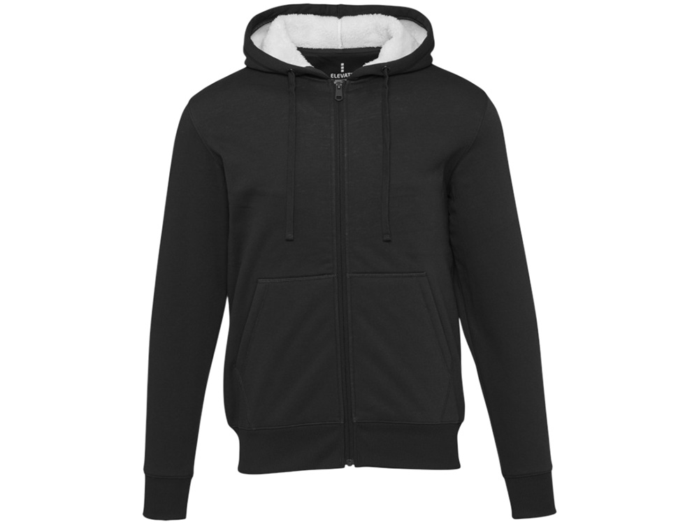 Natron толстовка из шерпы на полноразмерной молнии, черный — изображение 2