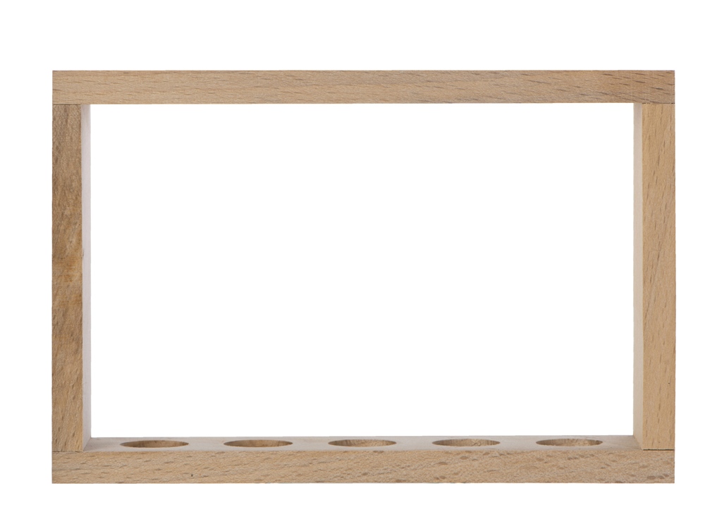 Набор Delish из пяти специй в подставке из бука — изображение 6