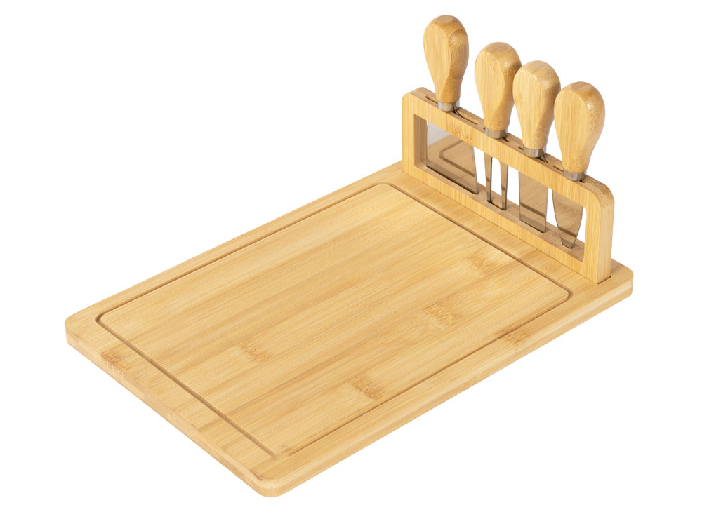 Набор для сыра из бамбука со съемной подставкой Camembert — изображение 2