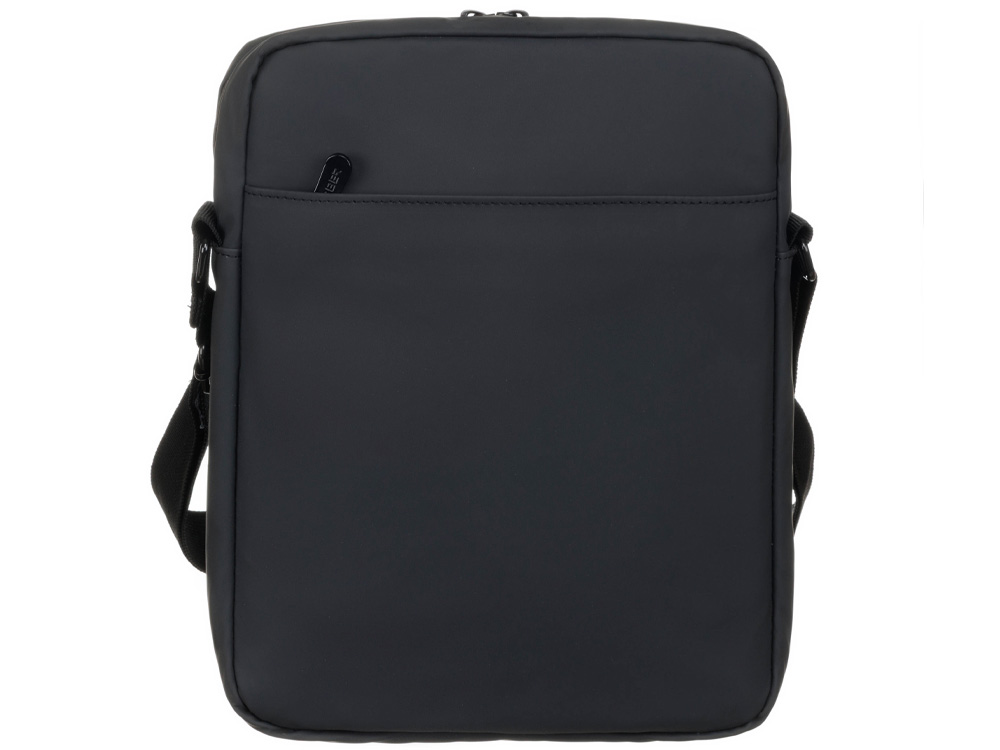 Сумка кросс-боди TORBER, черный/серый, полиуретан, 27 х 21 х 6 см — изображение 2