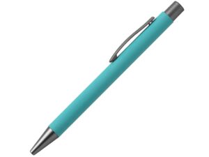 Ручка металлическая шариковая FAMILY MARSEL, soft touch (Бирюзовый)
