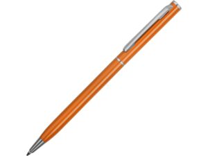 Ручка металлическая шариковая Атриум, оранжевый