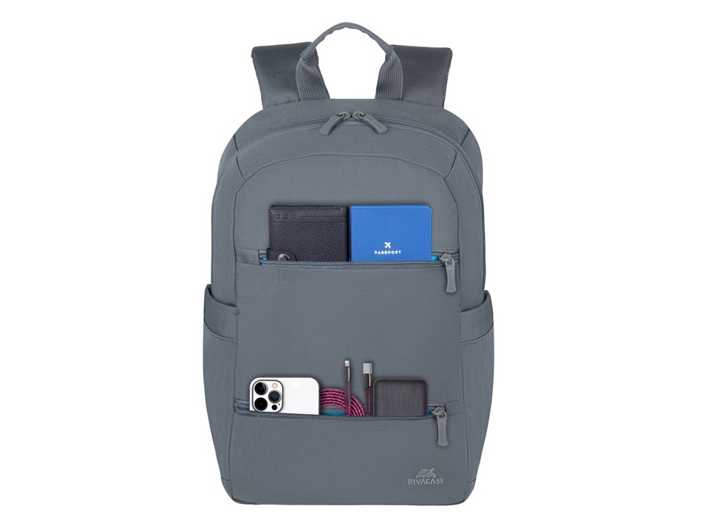 RIVACASE 8264 dark grey рюкзак для ноутбука 13,3-14 / 6 — изображение 4