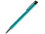 Ручка металлическая шариковая FAMILY MELAN, soft touch (Бирюзовый)