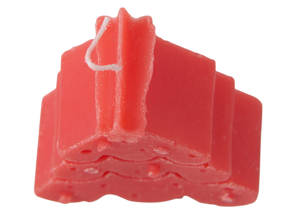 Свеча Елочка, красный — изображение 4