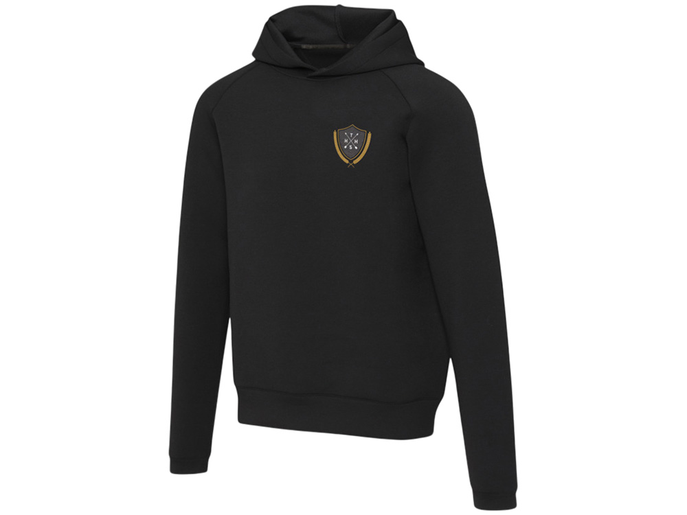 Danali унисекс интерлок спортивная толстовка - Сплошной черный — изображение 5