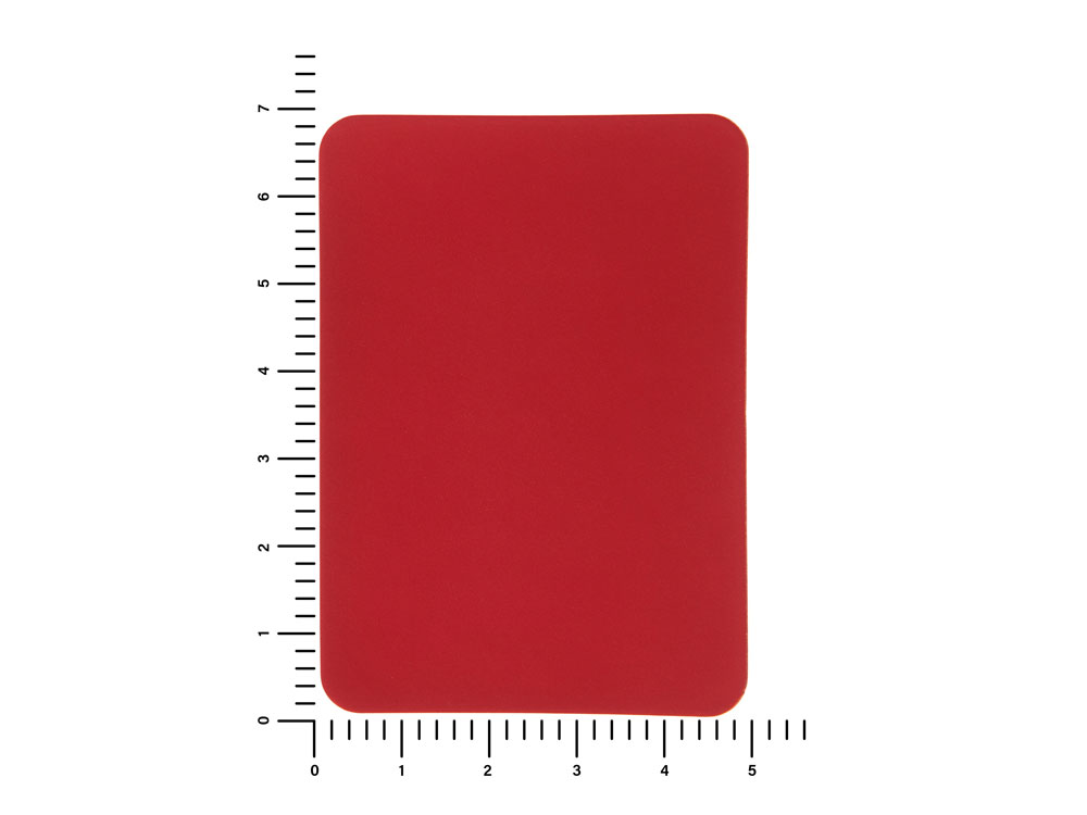 ПАТЧ ПРЯМОУГОЛНЫЙ soft-touch (красный) 5,0 х 7,0 см — изображение 3