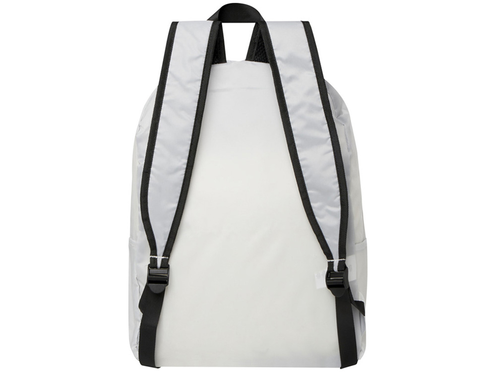Складной рюкзак EcoFold объемом 15 л из переработанного ПЭТ-пластика - Белый — изображение 3