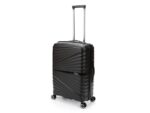 Чемодан TORBER Nevo, чёрный, полипропилен, 45 х 26 х 66 см, 66 л