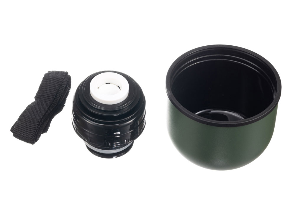 Термос Stinger, 1,2 л, широкий с ручкой, нержавеющая сталь, зелёный, 12,4 х 10,2 х 31,8 см — изображение 2